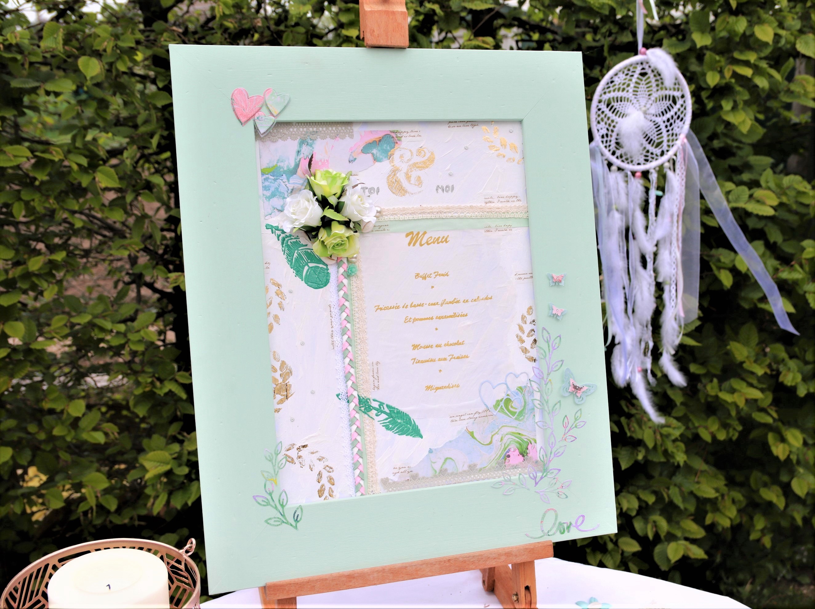 DIY – Menu Mariage Bohème